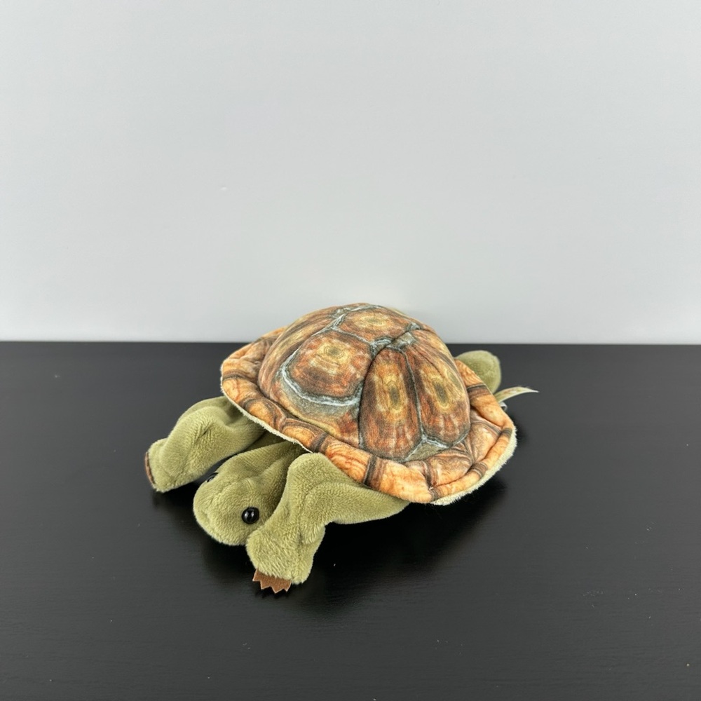 Folkmanis Puppets Mini Tortoise Finger Puppet 5" Plush Stuffed Animal Turtle